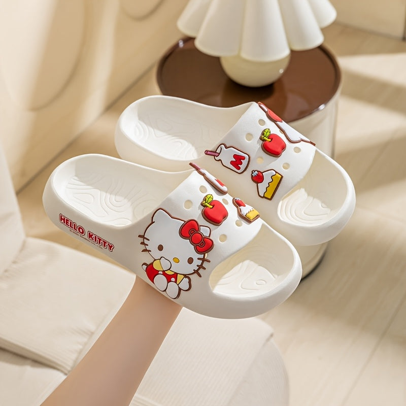 Kids and Adults Cartoon Slippers with Unicorn and Animal Designs Non-Slip EVA Indoor House Shoes in White Pink Blue