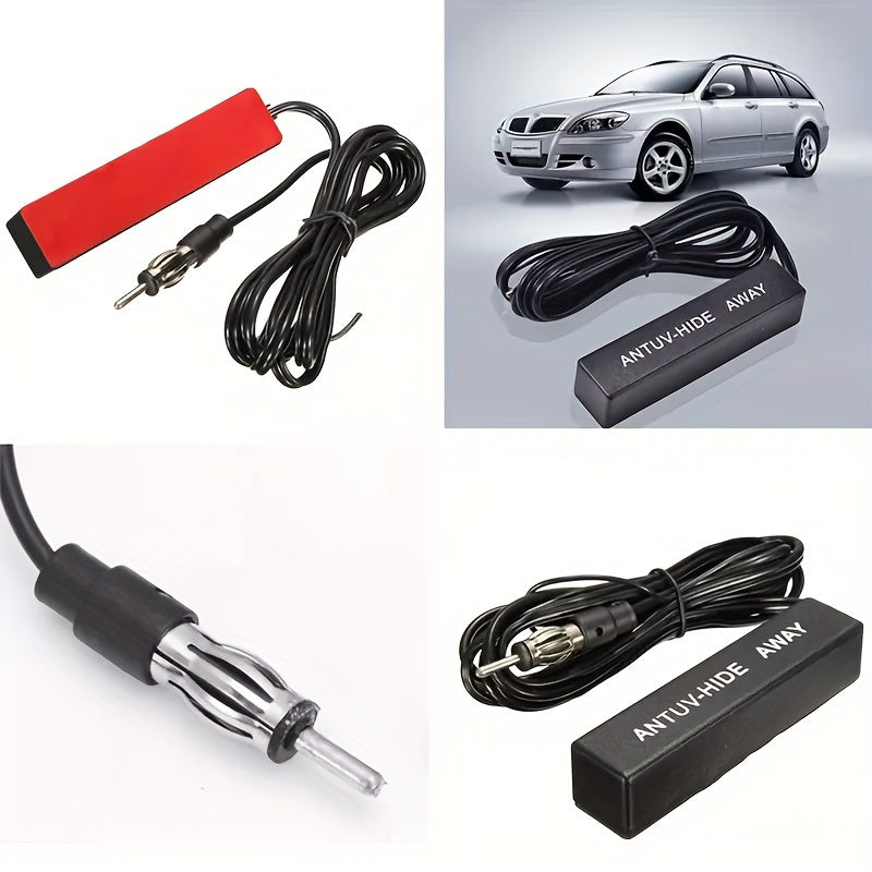 Car Radio Antenna Invisible Amplifying FM/AM 12V Autoantenna