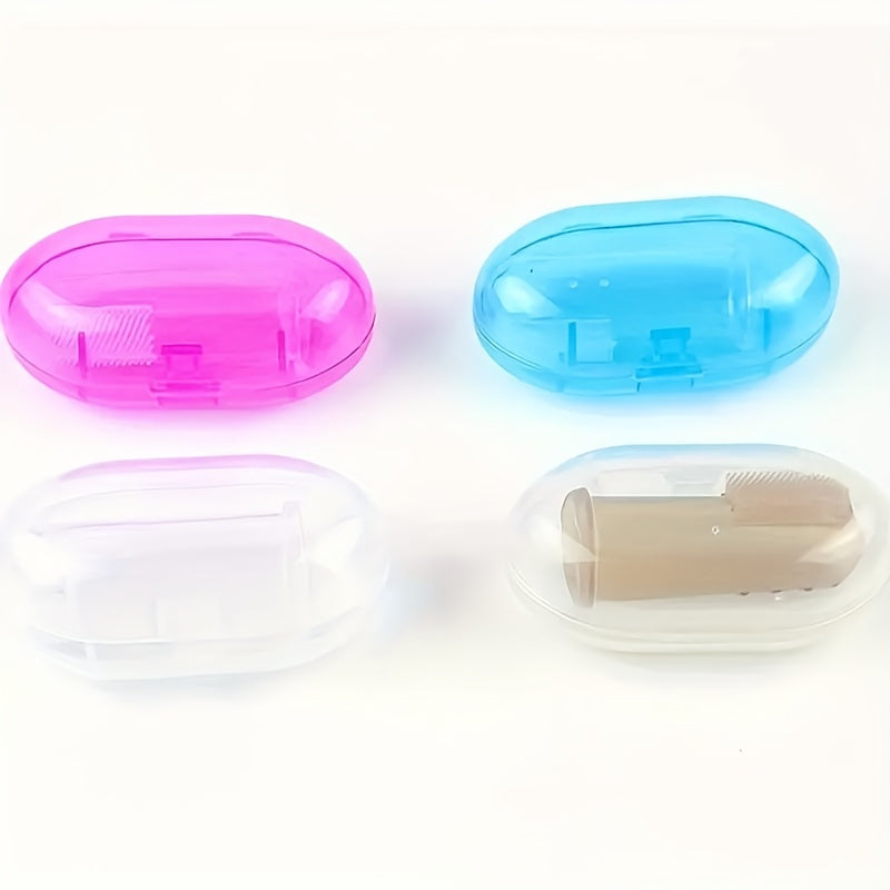 Yumshoq va portativ silikon chaqaloq barmoq tish cho'tkasi, gumlarga yumshoq, tish chiqish, o'qitish va uy hayvonlari parvarishi uchun ideal - chaqaloqlar va kichik bolalar uchun qulay va foydalanish oson. 2 ta yoki 1 ta to'plamda keladi.