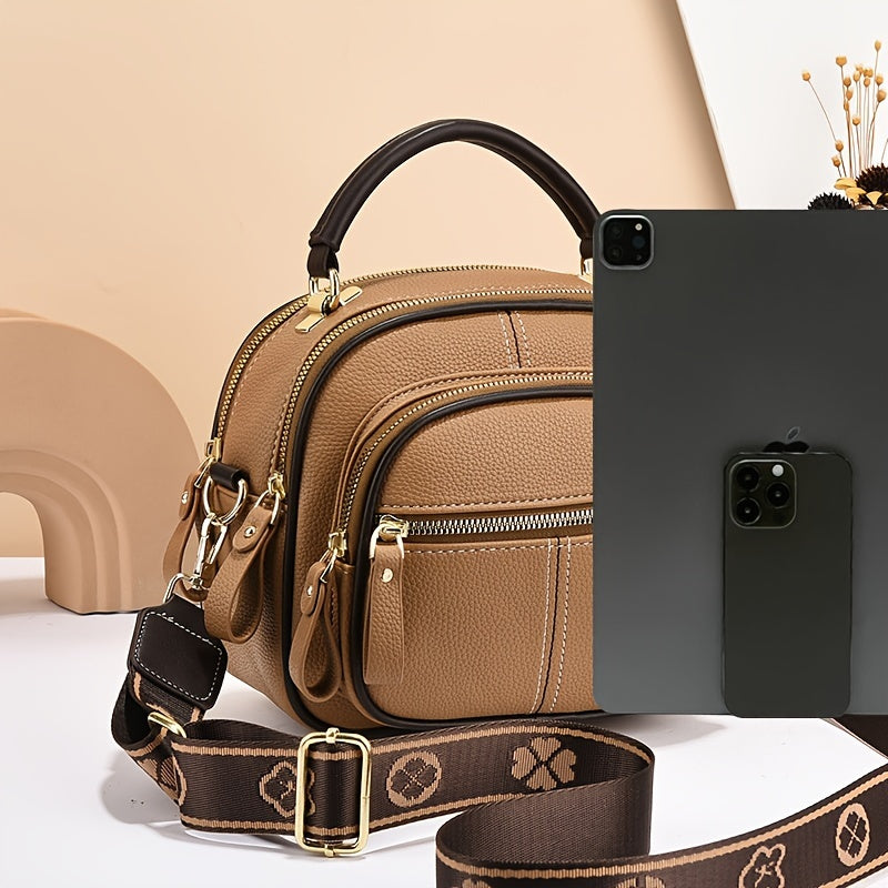 Женская стеганая сумка через плечо в спортивном стиле, устойчивая к пятнам, с фиксированными ремнями, на молнии, с подкладкой из полиэстера, с отделкой краев - универсальная сумка через плечо и тоут для подарка на День матери и Пасху.