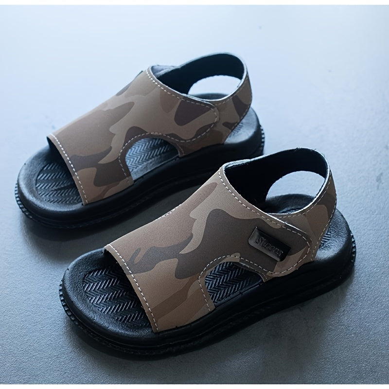 Children's Summer Sandals for Water Activities and Outdoor Play with Soft Grip and Magic Strap