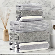 6-Piece Ultra-Soft Coral Fleece Towel Set with Bath and Hand Towels