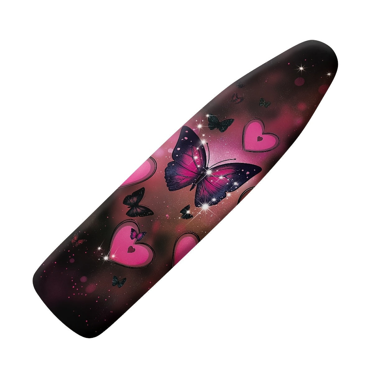 Cubierta de tabla de planchar con corazón, mariposa y conejito para el Día de San Valentín, tela PET duradera