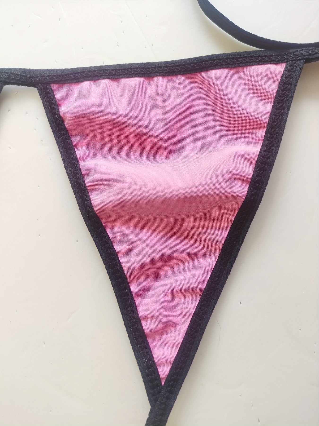 Women's Underwear Set Three-Piece Tether Style Breathable Fabric No Chest Pad S M L