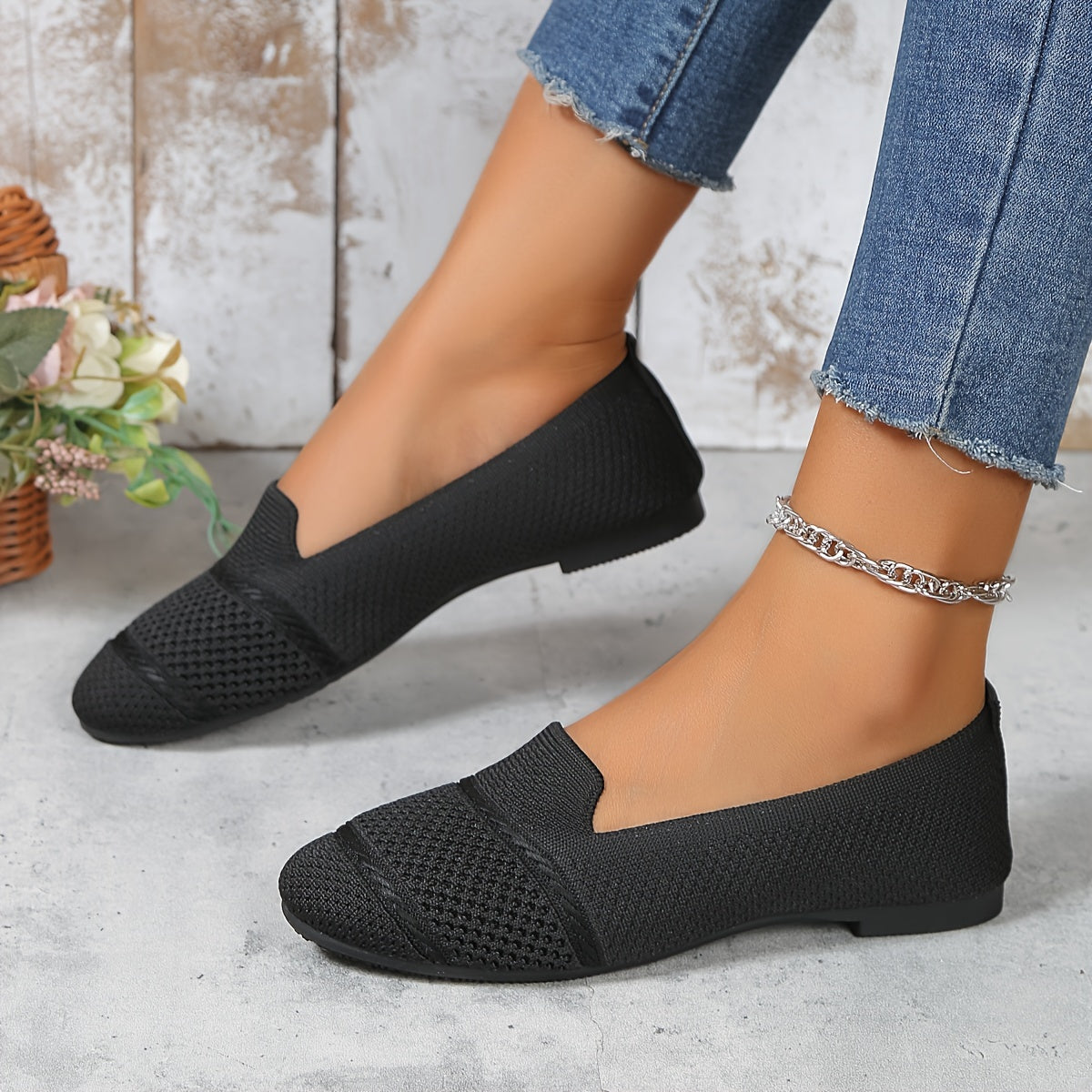 Women's Casual Breathable Flat Shoes for Summer Comfort