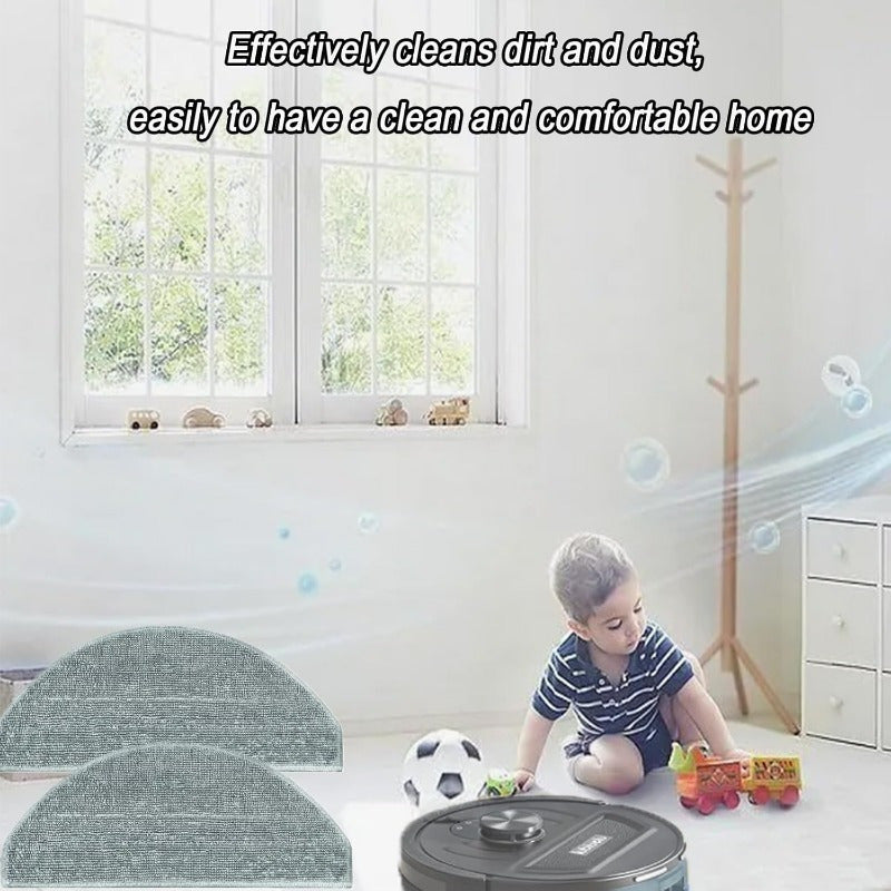 6 Microfiber Mop Pads for L20 and Y0110/Y0140 Reusable Washable Cleaning Accessories