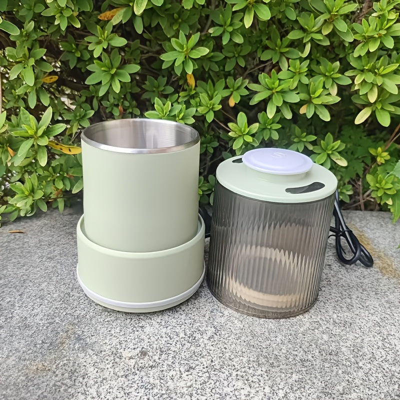 European standard plug electric coffee grinder stainless steel blades one-touch operation for beans spices grains home use gift