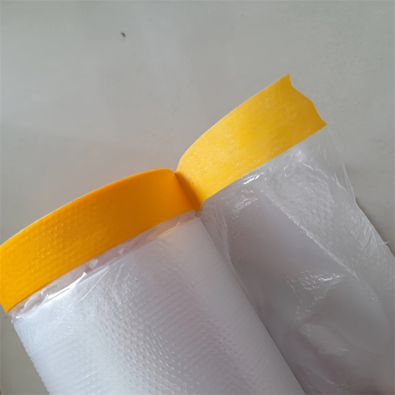 Многофункционочная пластиковая маскировочная пленка для покраски, 1 рулон, прочное покрытие