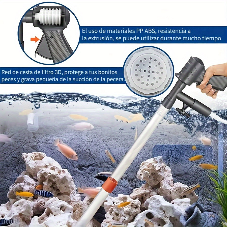 Multi-Functional Aquarium Water Change Tool Set for Maintenance and Cleaning