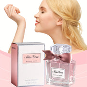 Pink Floral Eau De Toilette for Women 50ml Long-Lasting Fresh Scent Alcohol-Free