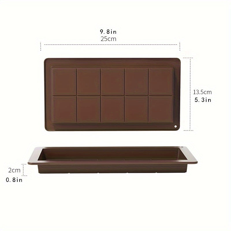Silicone Chocolate Mold Large Non-Toxic Lead-Free for Holiday Treats