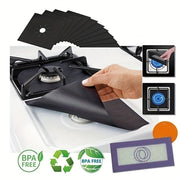 Extra Thick 0.15mm Reusable Gas Range Stovetop Burner Protector Pad Cover