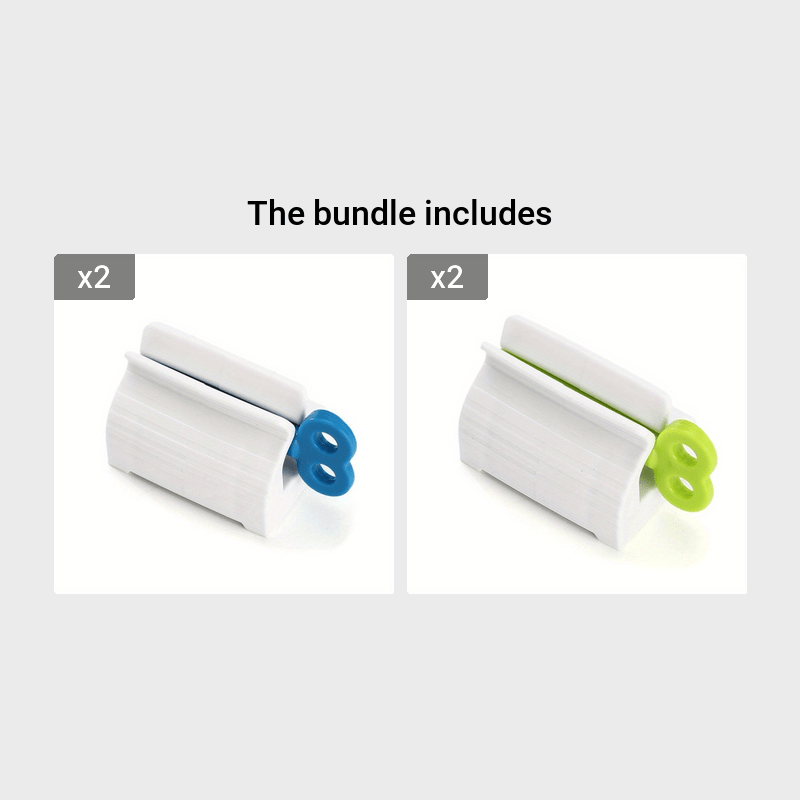 Home Bathroom Toothpaste Dispenser Squeezer Organizer 1-6pcs