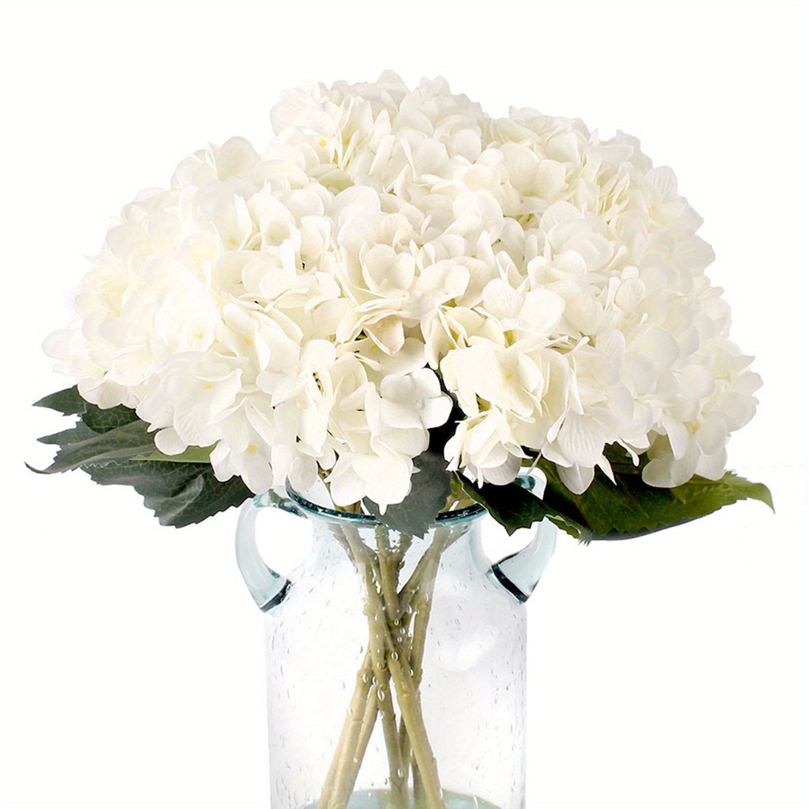 Six Realistic Silk Hydrangea Bouquets for Home Weddings and Parties