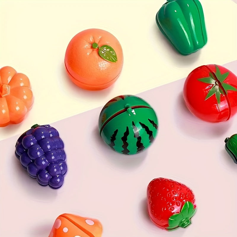 Entertaining Toy Set with Realistic Fruit and Vegetable Designs for Family Role Play and Kitchen Pretend Play