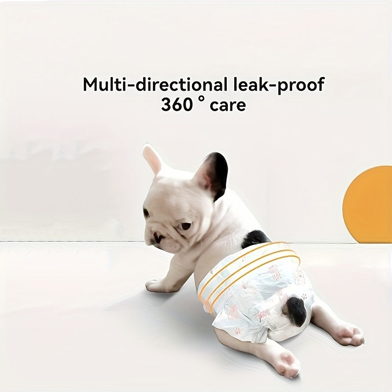 Dog Diapers Pack of 10 in Sizes S M L XL Polyester Safety and Physiological Pants