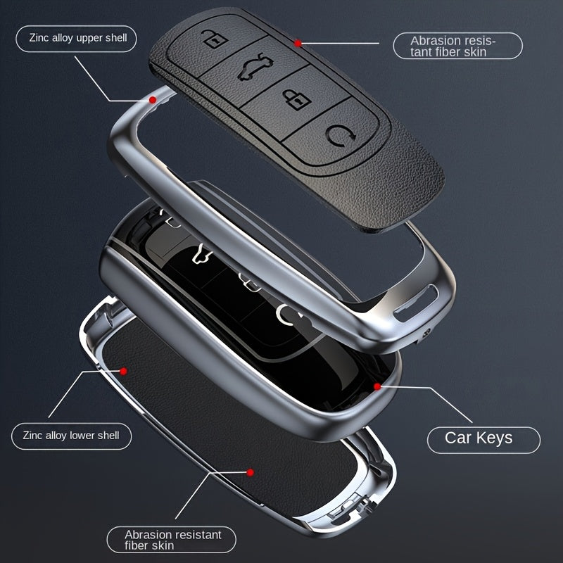 Zinc Alloy Keychain Case for Cars Universal Car Key Organizer Accessories