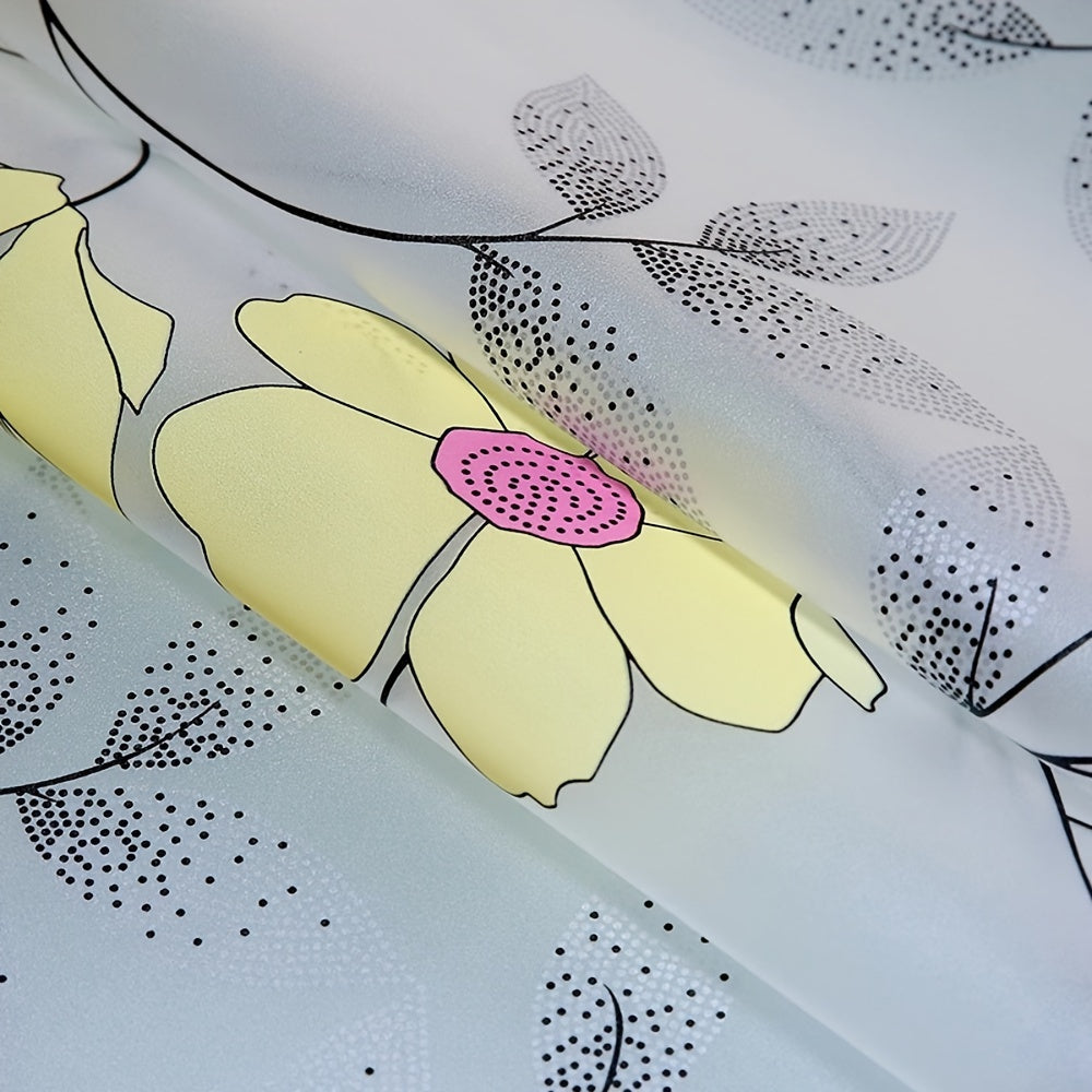 PVC Window Privacy Film Frosted Glass Covering UV Block Heat Control Self-Adhesive for Doors and Windows