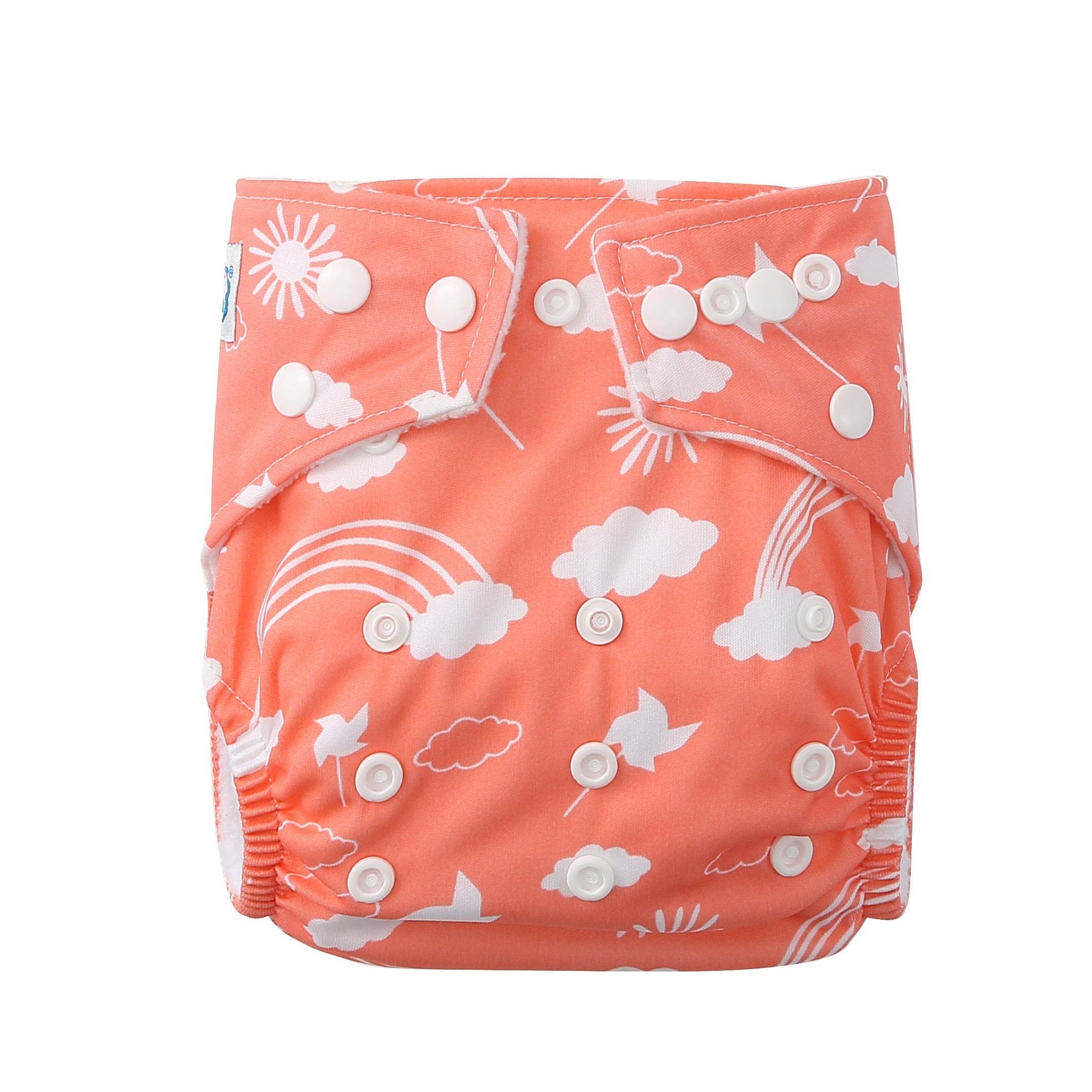 Baby Girls Waterproof Cloth Diaper Reusable Adjustable for 2.7-15kg