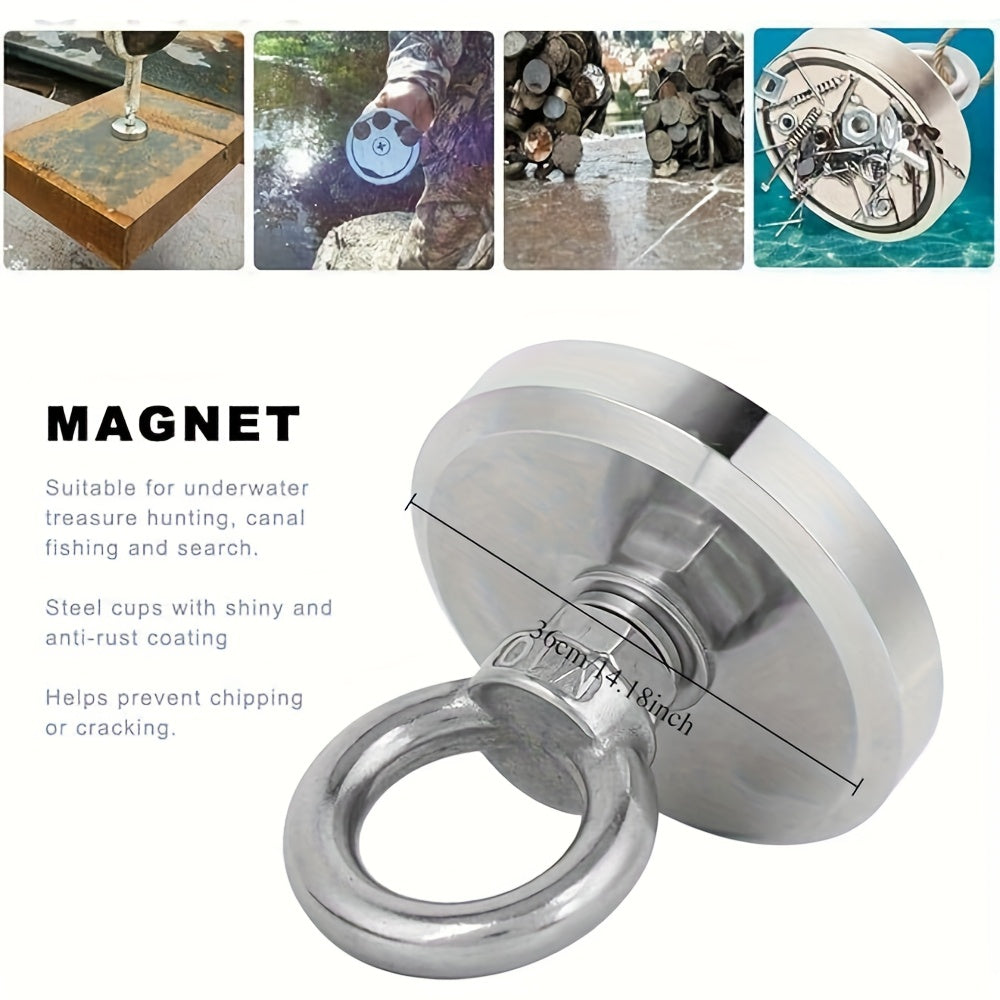 Set of 1/2/3 Circular Golden Neodymium Magnetic Hooks for Home Office Garage Organization