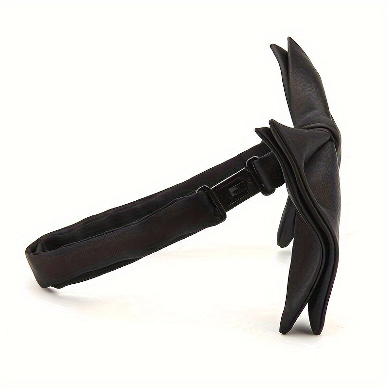 Men's Solid Color Bow Ties for Formal Events and Gifts