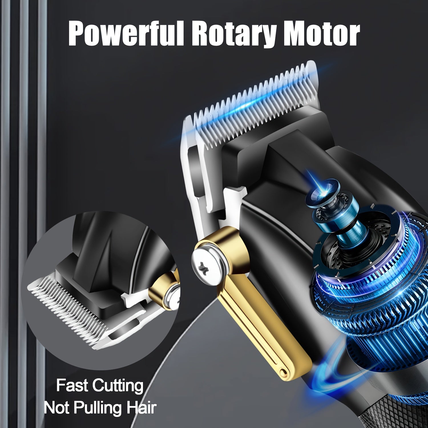 Set de cortapelos para hombres con recortador de nariz, recargable por USB, regalo