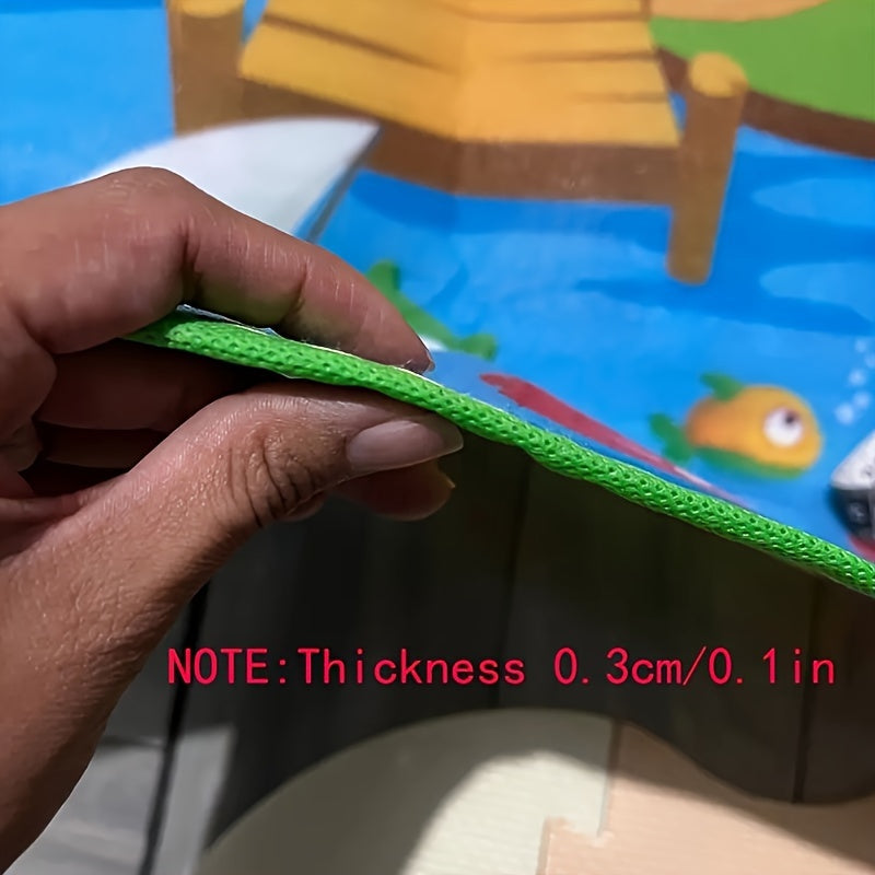 Baby Play Mat Double-Sided Foam Floor Mat Waterproof Moisture-Proof for Babies and Toddlers