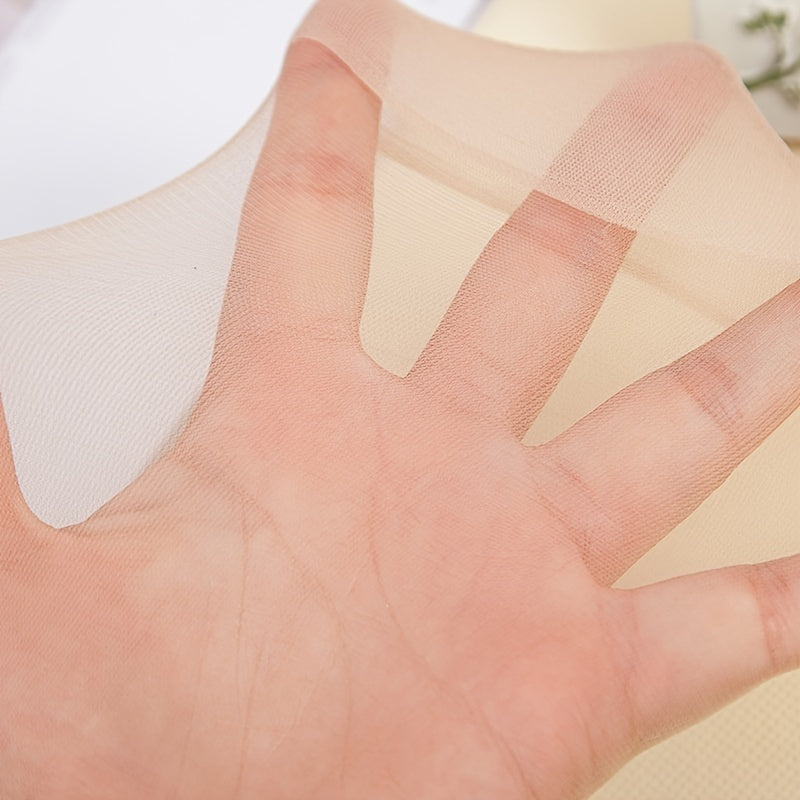 10 juft ayollar uchun shaffof bo'yniga qadar paypoqlar, bitta o'lcham