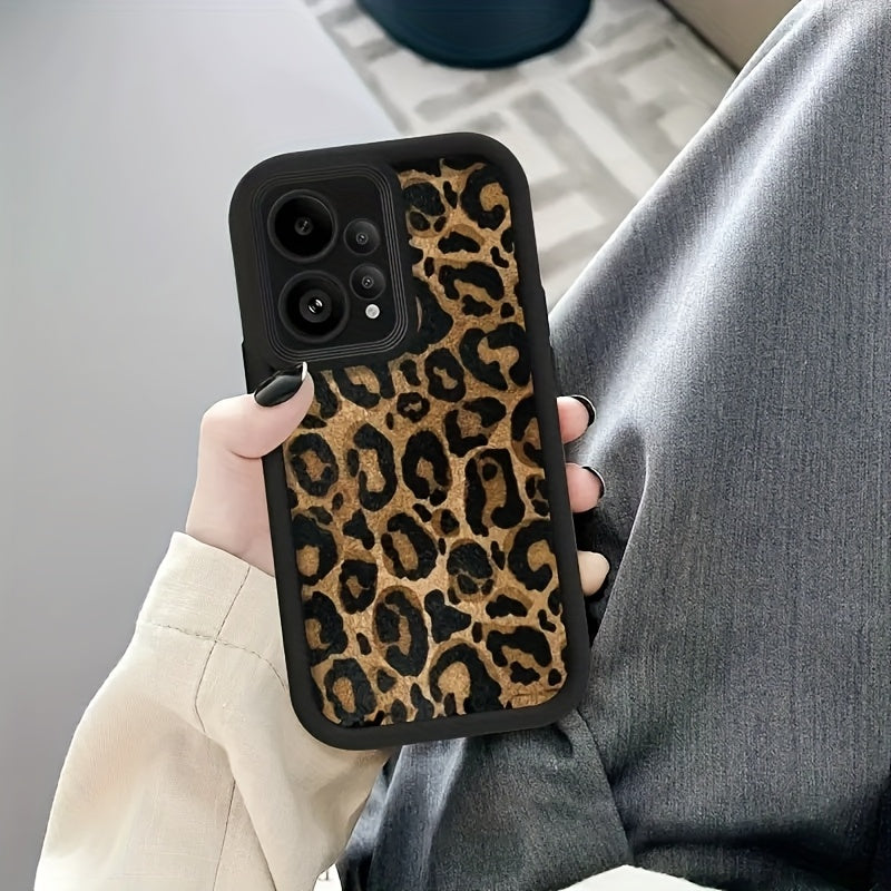 Полноэкранный чехол для телефона из TPU с леопардовым принтом для Samsung Galaxy S и серии A