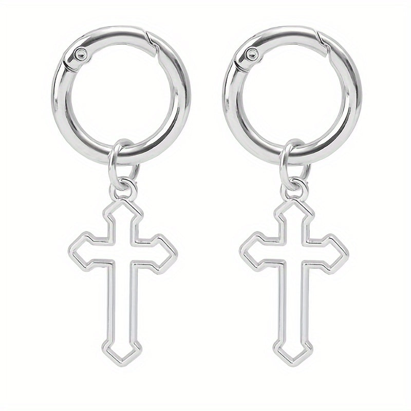 Unisex Stainless Steel Shoe Charms Hollow Star Heart Boot Accessories