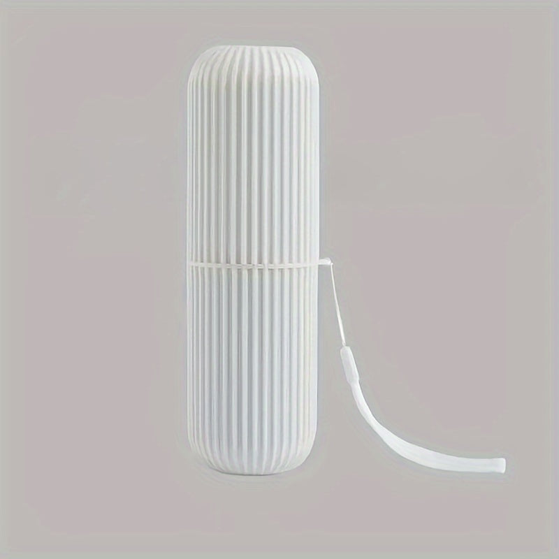 Portable Travel Toothbrush and Toothpaste Storage Case for Bathroom and Outdoor Use