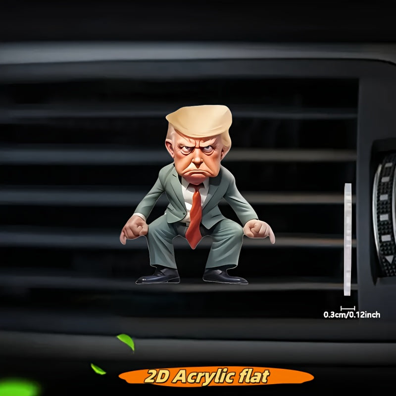 Cute Cartoon Acrylic Car Vent Clip Air Freshener Fresh Fragrance Decoration