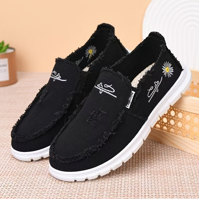 Ayollar uchun yopiladigan mokasinlar, sirpanmaydigan, yostiqlangan ichki qismi, barcha mavsum uchun kundalik poyabzal