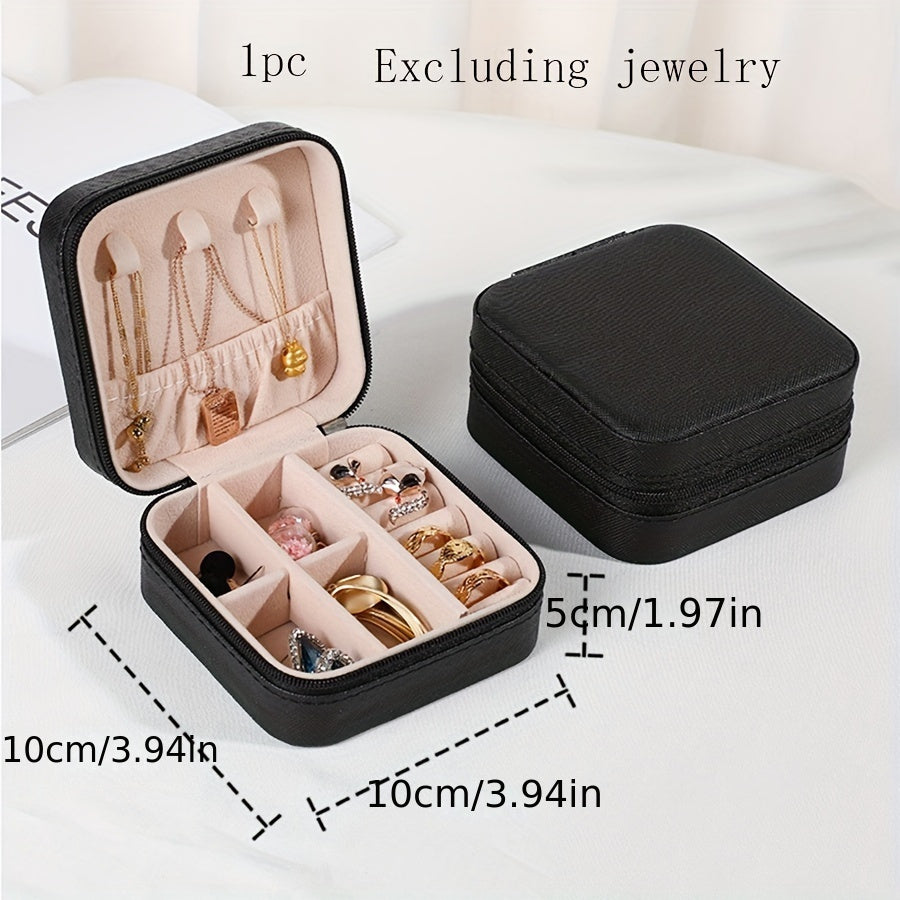Elegant Velvet Jewelry Organizer for Necklaces Rings and Earrings