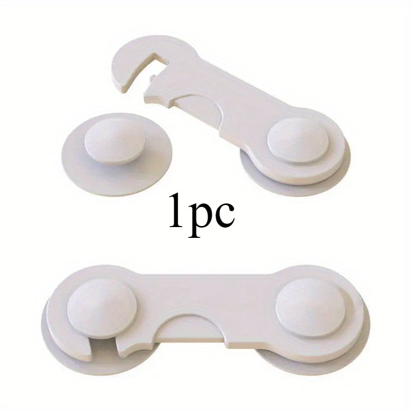 Xavfsizlik qulflari muzlatgichlar, shkaflar, derazalar va kiyim shkaflari uchun mavjud. 1, 5 yoki 10 ta to'plamdan tanlang.