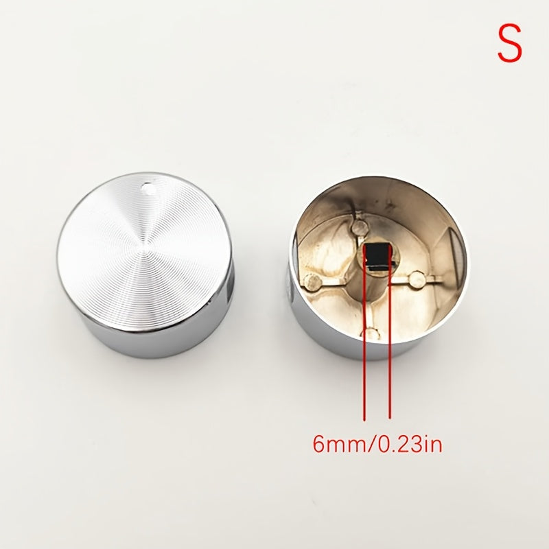 Gaz plitasining metall yondirish knopkasi, quyosh nurlari teksturali tugma bilan, doira shaklidagi tormoz tutqichi, batareyaga ehtiyoj yo'q.