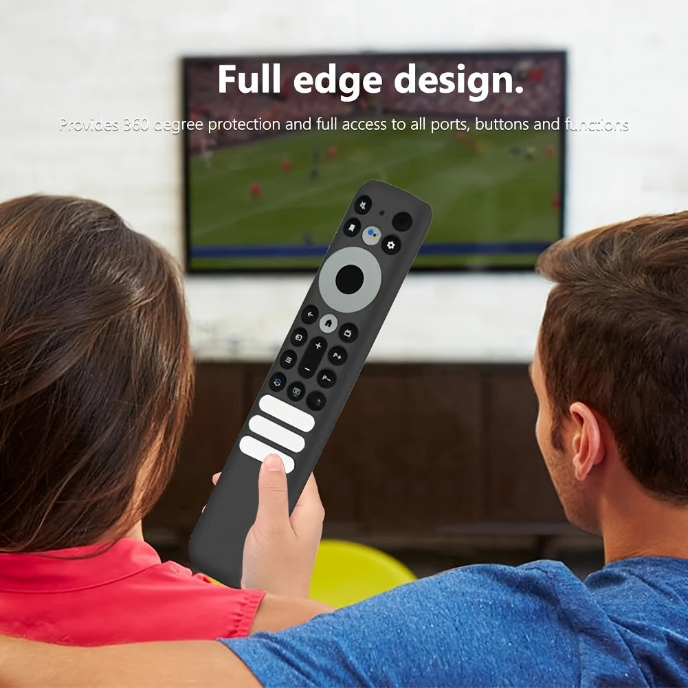 TCL RC902V FMR1 uchun mo'ljallangan silikon pult qopqog'i, suv o'tkazmaydigan va chizishdan himoya qiluvchi xususiyatlarga ega, qo'shilgan lanyard bilan. Yengil va bir nechta rang variantlari mavjud. O'lchovlar: 20.6 sm x 4.1 sm x 1.7 sm.