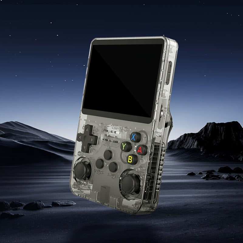 64G xotira bilan portativ video o'yin konsoli, ishga tushganda darhol o'ynash, 3.5 dyuymli IPS ekran va 7 ta rang variantlarini sozlash imkoniyati, baxtli bolalik xotiralarini uyg'otish uchun mo'ljallangan.