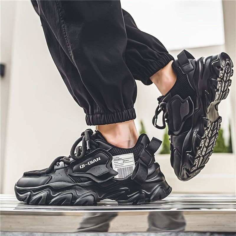 Men's All-Season Sneakers Breathable Non-Slip Thick Sole for Running Training Casual