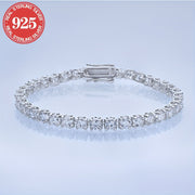 Women’s Hip Hop Style Jewelry Bracelet with Moissanite and Gift Box
