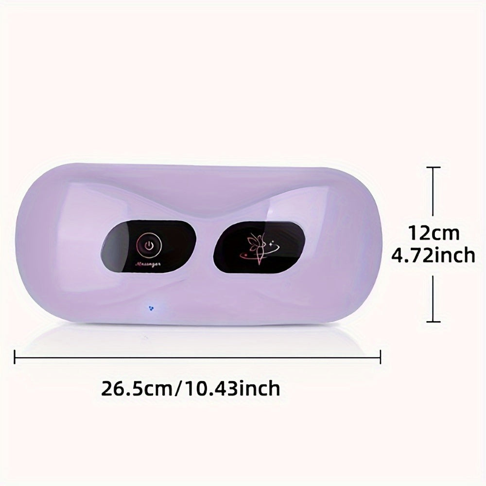 USB перезаряжаемый электрический пояс-миассажер для женщин с 5 режимами вибрации - отличный праздничный подарок!