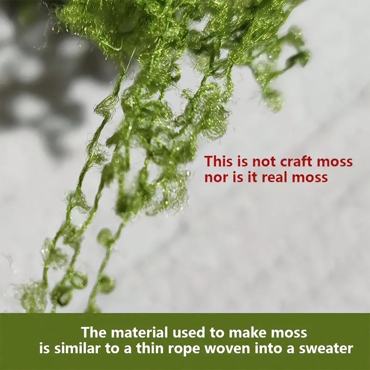 Artificial Green Moss for Home Decor Indoor Miniature Landscapes Potted Plants Terrariums