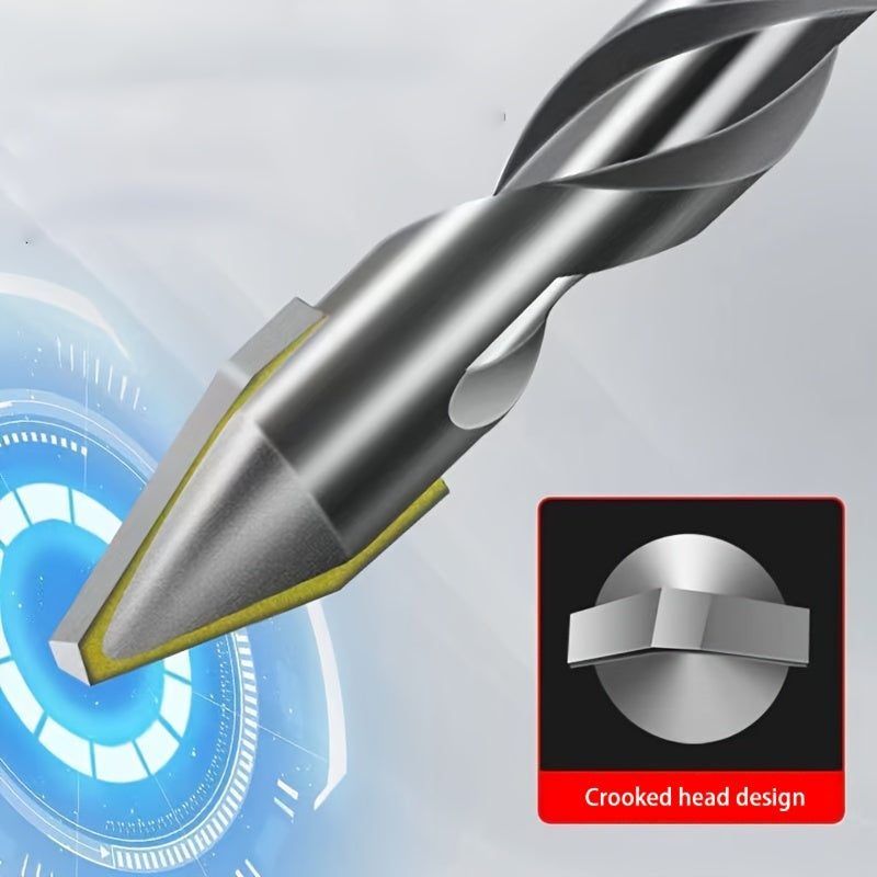 Kafel, beton, shisha, yog'och va metall uchun innovatsion quruq burg'ulash bit.