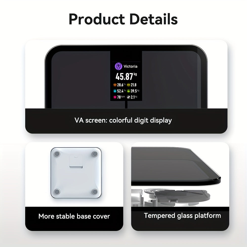 Pelvifine Smart Body Scale — bu ultra-aniq 45.36g aniqlik bilan, katta displeyga ega bo‘lgan zamonaviy qora shkala va tananing tarkibi tahlili uchun Starfit App bilan mos keladigan qurilma.