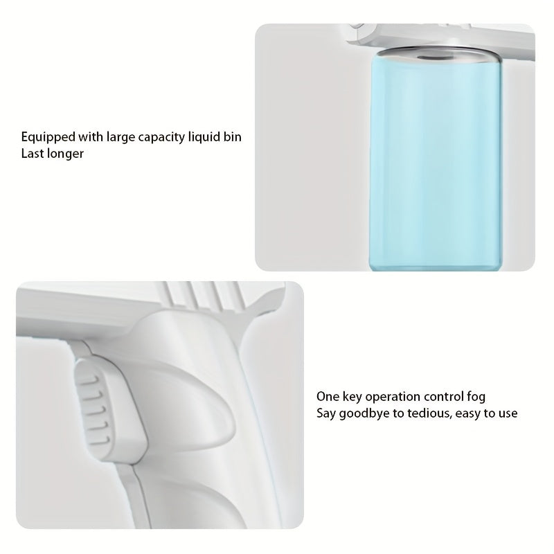 Rechargeable Handheld Spray Gun with Fine Mist and Long Range for Home Office School