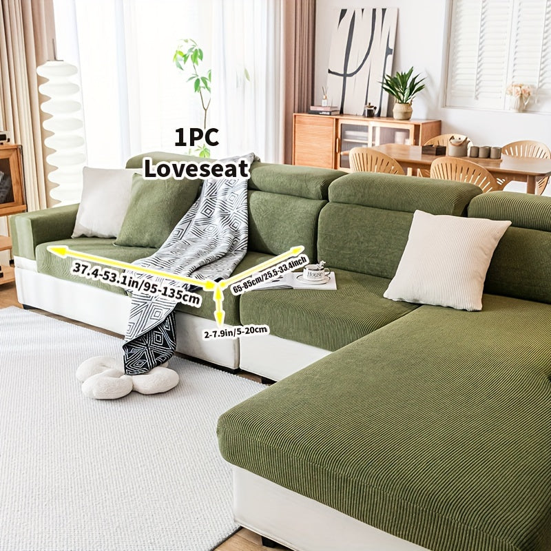 Эластичный чехол на диван, всесезонный, моющийся, прочный, противоскользящий, для кресла до 4-х мест, современный домашний офис