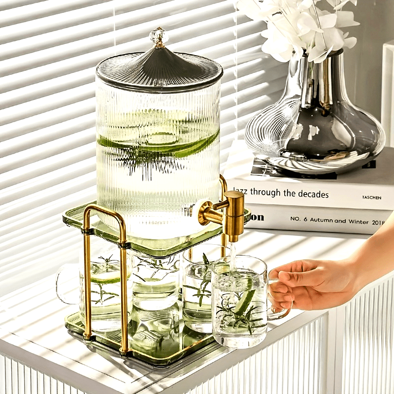 Yevropa shisha qizil sharob nasosi, pivo va sovuq suv uchun kran bilan