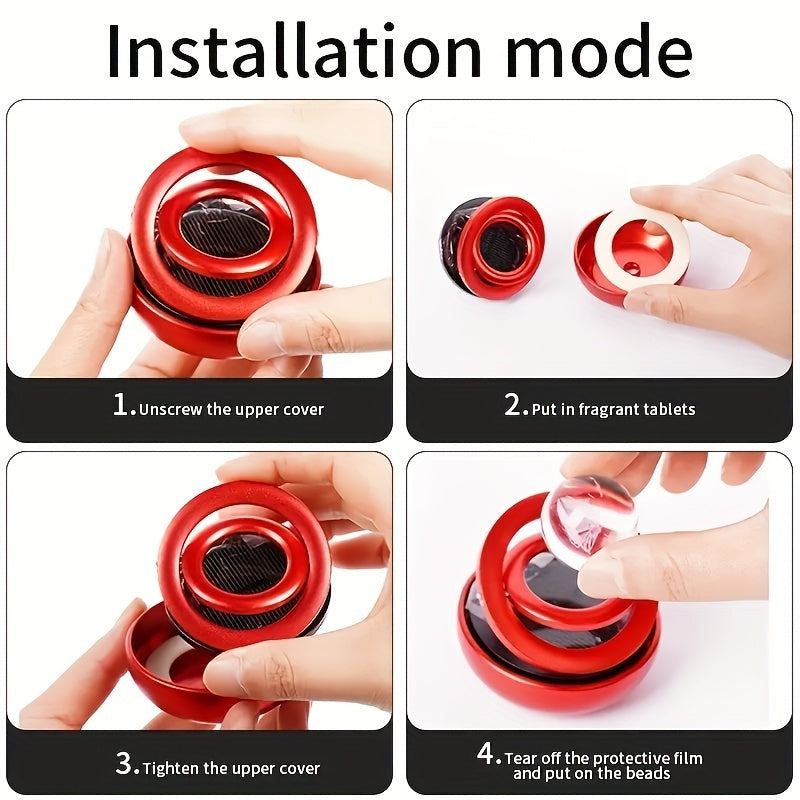 Car Air Freshener Replacement Pads Solid Fragrance Filter 6 Pack