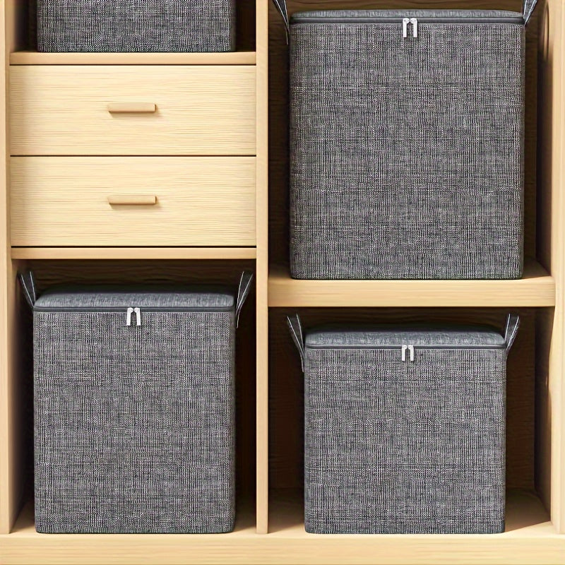 Suv o'tkazmaydigan mato saqlash sumkasi, katta kiyimlar tashkilotchisi, qopqog' bilan, 109.78L chang o'tkazmaydigan