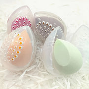 Travel Makeup Sponge Holder Breathable Clear Storage Case for Beauty Blender